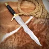Hand forged carbon steel dagger knife