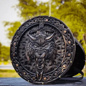 Norse Wolf Shield