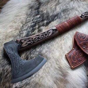 Handcrafted Forged Viking Axe – A Masterpiece of Historical Craftsmanship & Modern Functionality