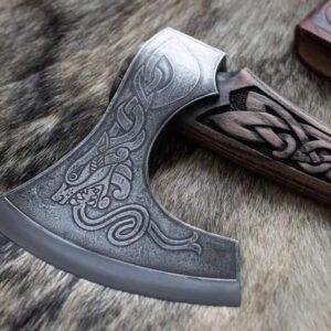 Handcrafted Forged Viking Axe – A Masterpiece of Historical Craftsmanship & Modern Functionality