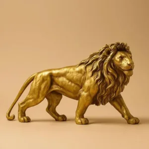Regal Lion Figurine Gift