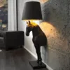 Black Horse Floor Lamp