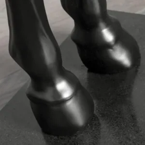 Black Horse Floor Lamp