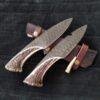 Handmade Damascus steel hunting knife