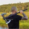 Double-Bladed Viking Axe | Handcrafted Norse Battle Axe | Ancient Warrior Weapon | Custom Medieval Axe | Unique Collectible Gift