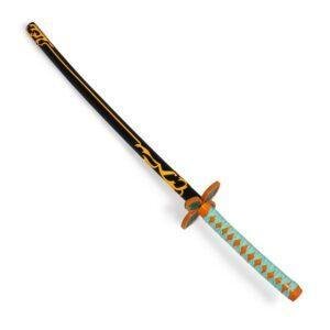 Katana Demon Slayer Cosplay Kochou Shinobu Samurai Sword 104cm Japanese Saber Anime Anime Sword Ninja for Anime Fans Halloween Props Birthday Gift