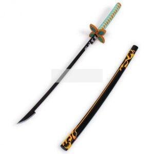 Katana Demon Slayer Cosplay Kochou Shinobu Samurai Sword 104cm Japanese Saber Anime Anime Sword Ninja for Anime Fans Halloween Props Birthday Gift
