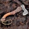 Custom hand forged Viking axe
