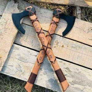 Handmade Viking axe set