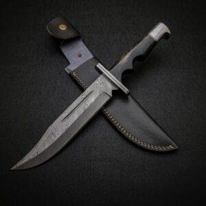 Scream replica knife with Damascus blade