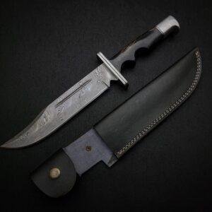 Scream Replica Knife | Damascus Steel Buck Knife Gift